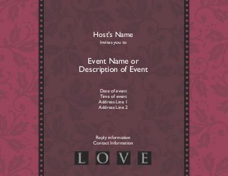 Elegant Inspiration Hen Night Invitations