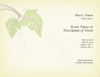 Loving Vines Hen Night Invitations