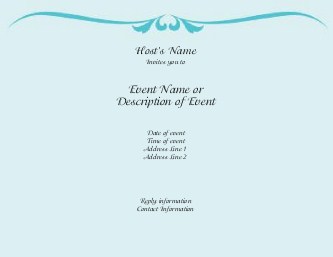 Mayfair Flourish Hen Night Invitations