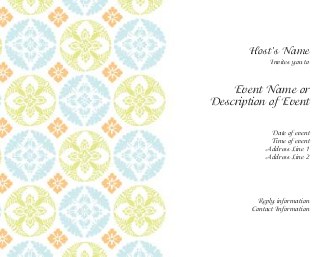 Patterns of Love Hen Night Invitations