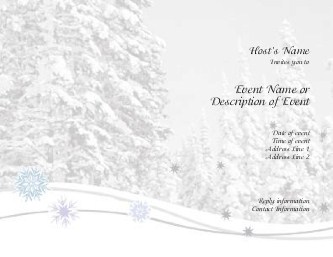 Winter Romance Hen Night Invitations