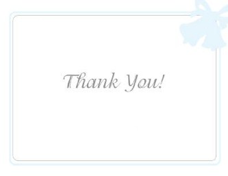 Wedding Bells are Ringing Wedding Thank You Cards