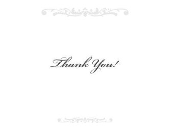 Wedding Elegance Wedding Thank You Cards