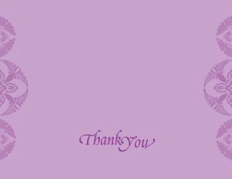 Fresh Blush Wedding Thank You Cards