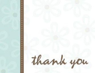 Simple Love Wedding Thank You Cards