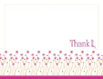 Watch Love Grow Wedding Thank You Cards