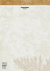Fern Fronds A4 Recycled Letterhead