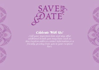 Fresh Blush Standard Sized Save the Date Postcards