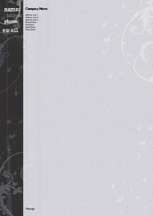 Classic Rock A4 Recycled Letterhead