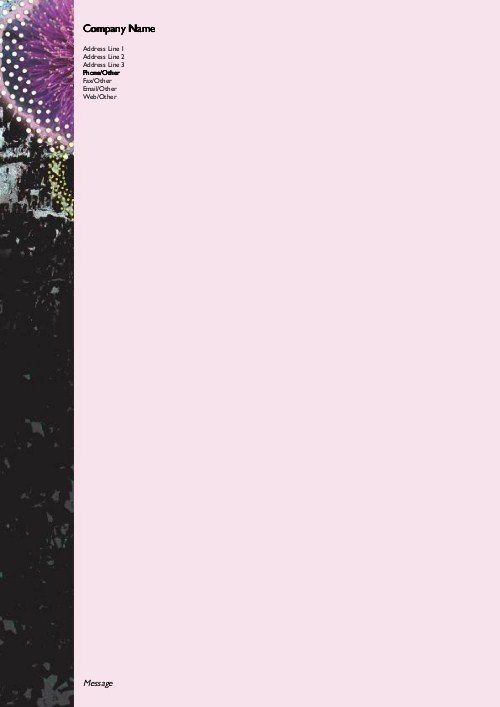 Dazzling Madness A4 Recycled Letterhead