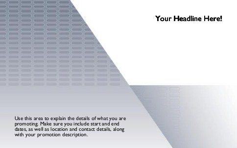 Effective Edge Full Colour Oversized Postcards