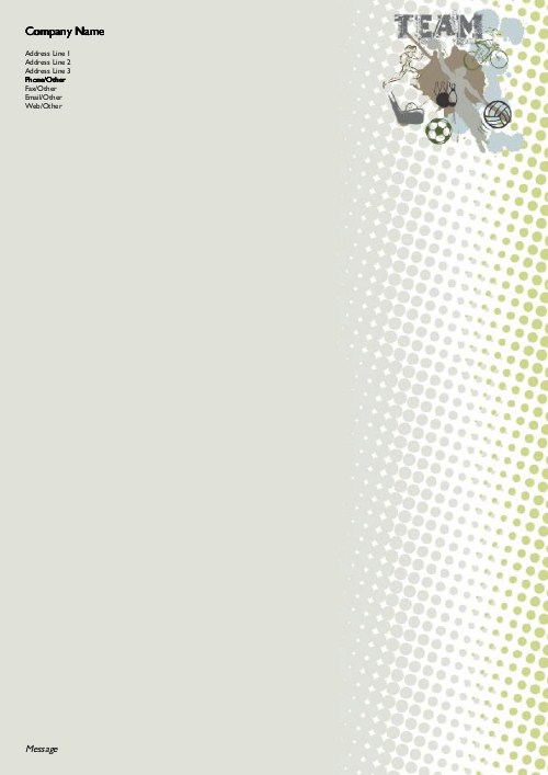 Extreme Team A4 Letterhead