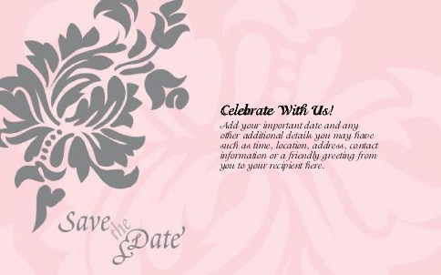 Love's Imprint Oversized Save the Date  Postcards
