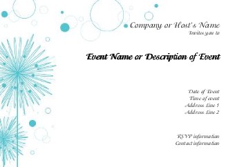 Mayfair Brilliance Postcard Invitation-Standard