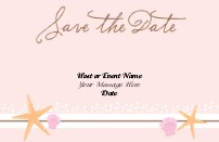 Beach Bride Save the Date Magnets