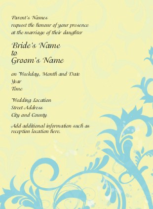 Elegant Etiquette Wedding Invitations