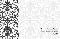 Elegant Lace Save the Date Magnets