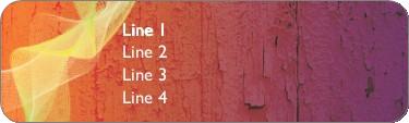 Gauze Glow Return Address Labels