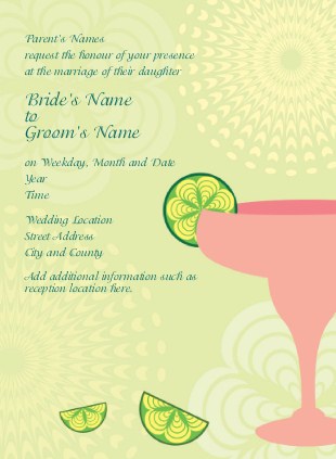 Lime Time Wedding Invitations
