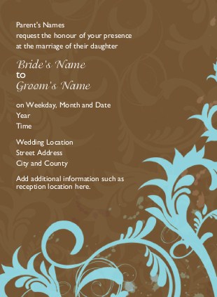 Modern Manners Wedding Invitations
