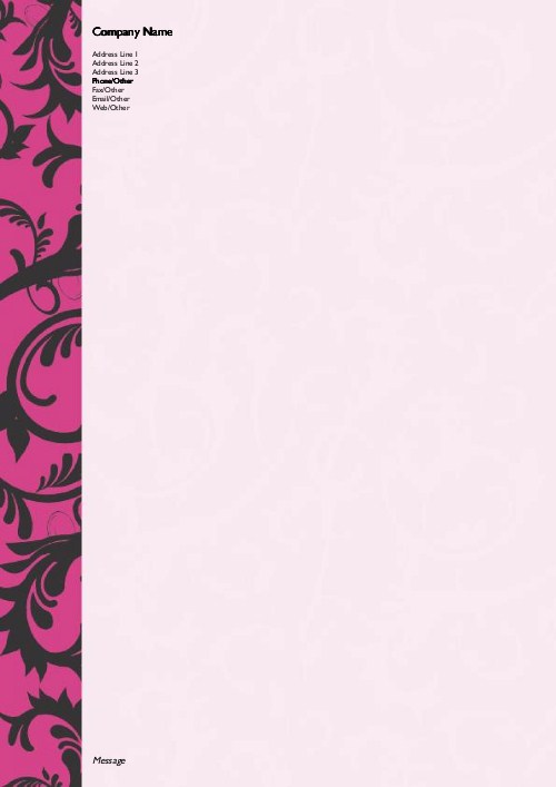 Power of Pink A4 Recycled Letterhead