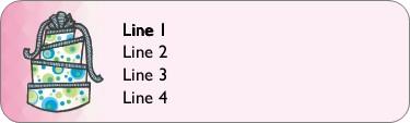 Tiers of Joy Return Address Labels