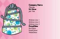 Tiers of Joy Recycled Business Cards