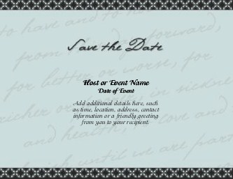 Blessed Vows Large Save the Date Magnets