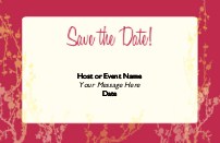 Blooms of Love Save the Date Cards