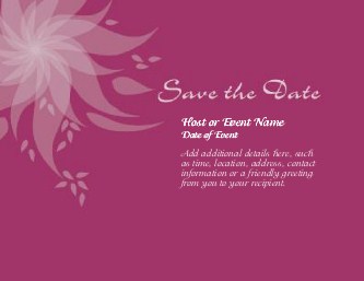 Bursting With Love Large Save the Date Magnets