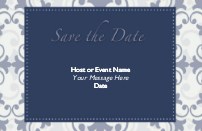 Charming Elegance Save the Date Magnets
