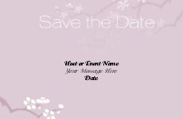 Cherry Blossom Romance Save the Date Magnets