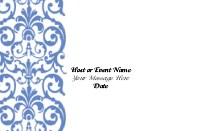 Cornflower Baby Lace Save the Date Magnets
