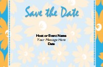 Daisy Chic Save the Date Magnets