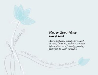Delicate Devotion Large Save the Date Magnets