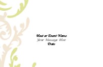 Elegant Swirl Save the Date Cards