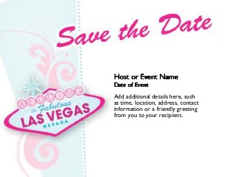 Lucky in Love Large Save the Date Magnets