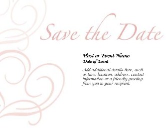 Mi Amore Large Save the Date Magnets