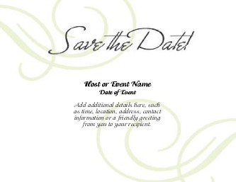 Spring Romance Large Save the Date Magnets