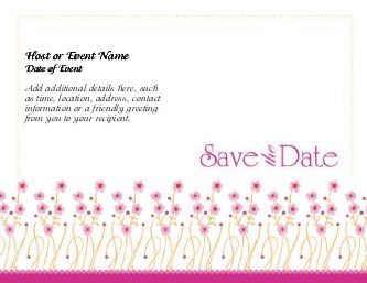Watch Love Grow Large Save the Date Magnets