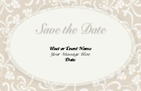 Graceful Foliage Save the Date Cards