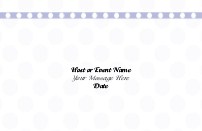 Lavender Chenille Save the Date Cards
