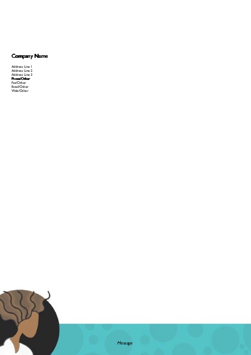 Lavish Locks A4 Recycled Letterhead