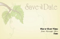 Loving Vines Save the Date Cards
