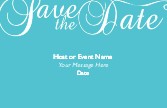 Mayfair Flourish Save the Date Cards