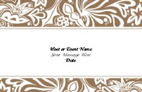 Milk Chocolate Elegance Save the Date Cards