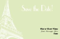 Paris Romance Save the Date Magnets