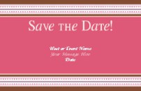 Passion in Pink Save the Date Magnets