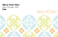 Patterns of Love Save the Date Cards