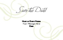 Spring Romance Save the Date Cards